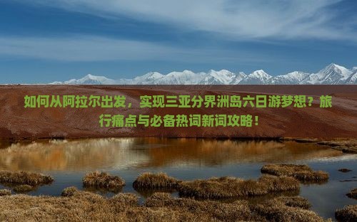 如何从阿拉尔出发，实现三亚分界洲岛六日游梦想？旅行痛点与必备热词新词攻略！
