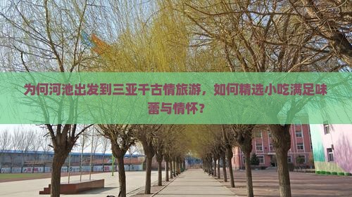 为何河池出发到三亚千古情旅游，如何精选小吃满足味蕾与情怀？