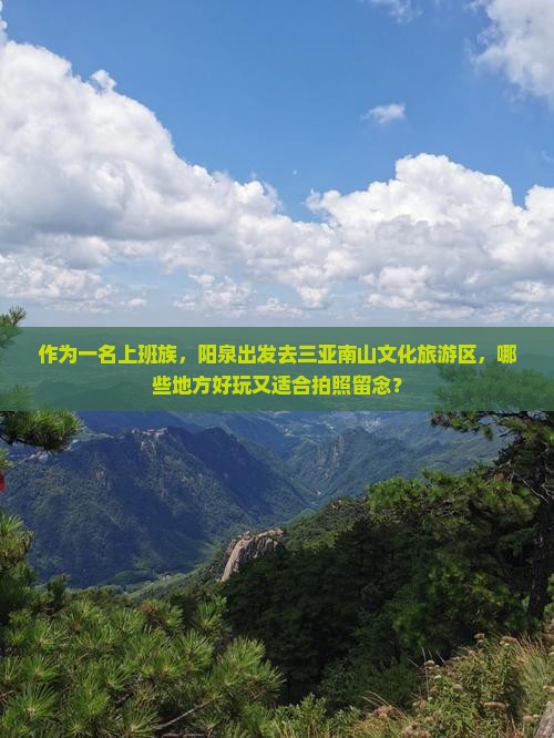 作为一名上班族，阳泉出发去三亚南山文化旅游区，哪些地方好玩又适合拍照留念？