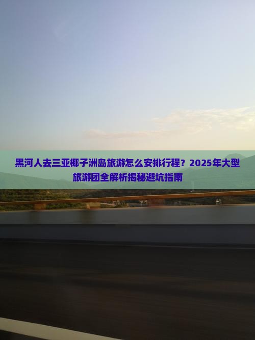 黑河前往三亚椰子洲岛大型旅游团