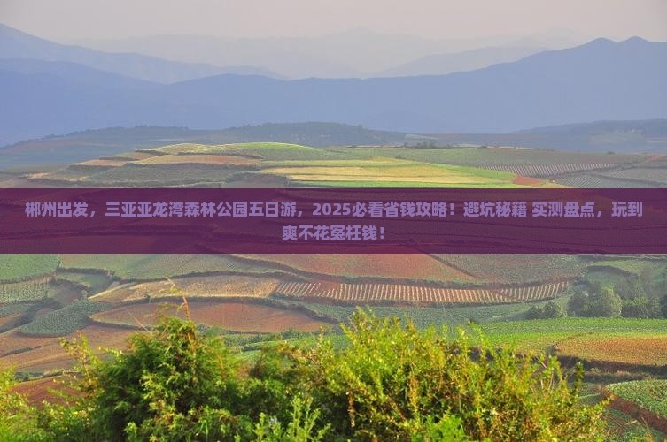 郴州出发三亚亚龙湾热带森林公园五日游