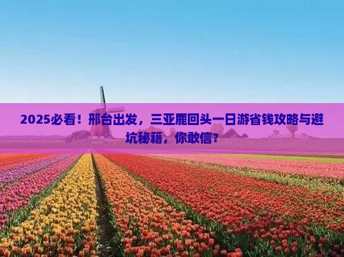 邢台前往三亚鹿回头一日游