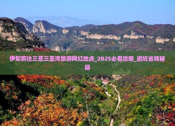 伊犁前往三亚三亚湾旅游网红地点