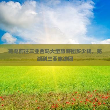 芜湖前往三亚西岛大型旅游团