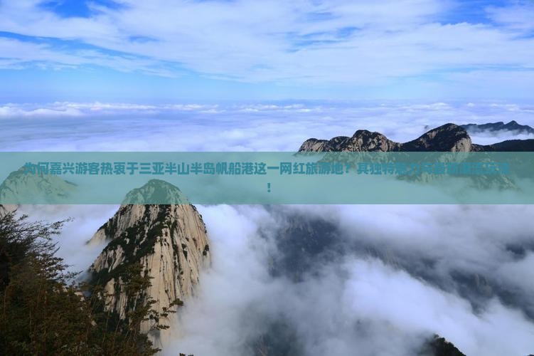 为何嘉兴游客热衷于三亚半山半岛帆船港这一网红旅游地？其独特魅力与最新潮流玩法！