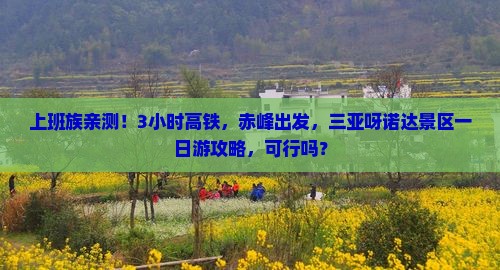 上班族亲测！3小时高铁，赤峰出发，三亚呀诺达景区一日游攻略，可行吗？