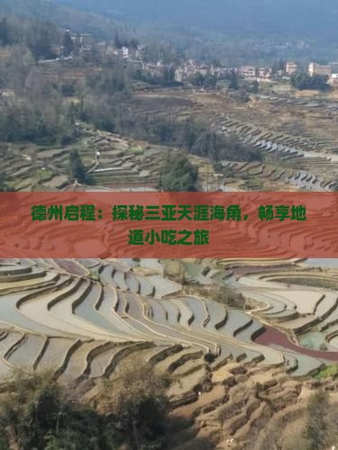 德州启程：探秘三亚天涯海角，畅享地道小吃之旅