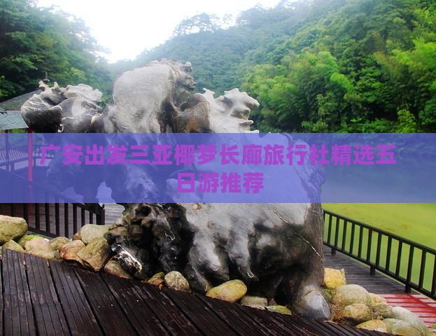 广安出发三亚椰梦长廊旅行社精选五日游推荐