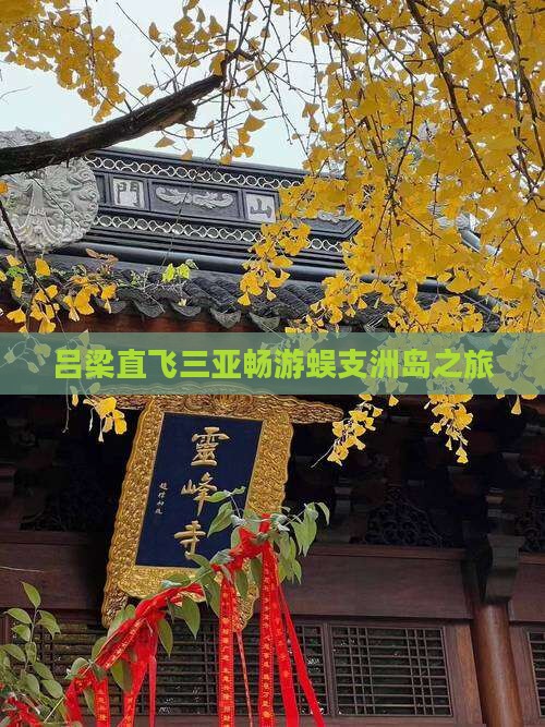 吕梁直飞三亚畅游蜈支洲岛之旅