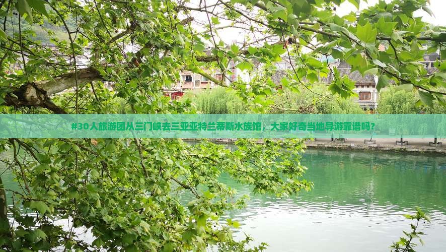 #30人旅游团从三门峡去三亚亚特兰蒂斯水族馆，大家好奇当地导游靠谱吗？