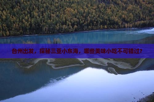 台州出发，探秘三亚小东海，哪些美味小吃不可错过？