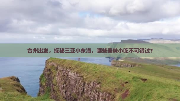 台州出发，探秘三亚小东海，哪些美味小吃不可错过？
