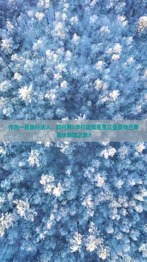 作为一名旅行达人，如何用5步打造完芜至三亚亚特兰蒂斯水族馆之旅？