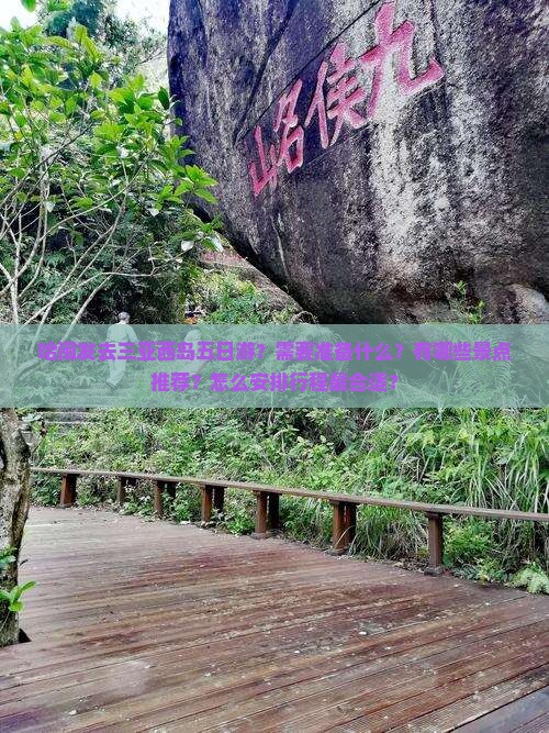 哈闽发去三亚西岛五日游？需要准备什么？有哪些景点推荐？怎么安排行程最合适？