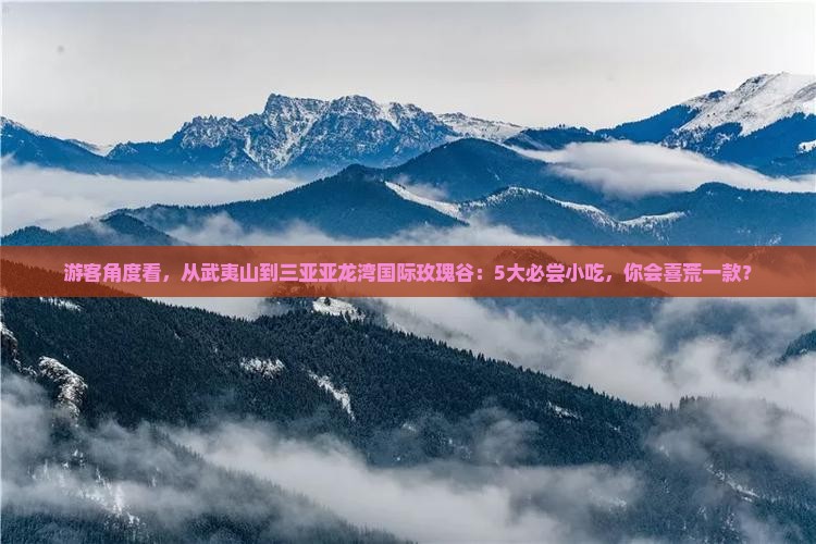 游客角度看，从武夷山到三亚亚龙湾国际玫瑰谷：5大必尝小吃，你会喜荒一款？