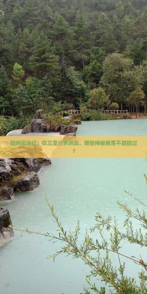 随州闯海记：在三亚分界洲岛，哪些神秘角落不能错过？