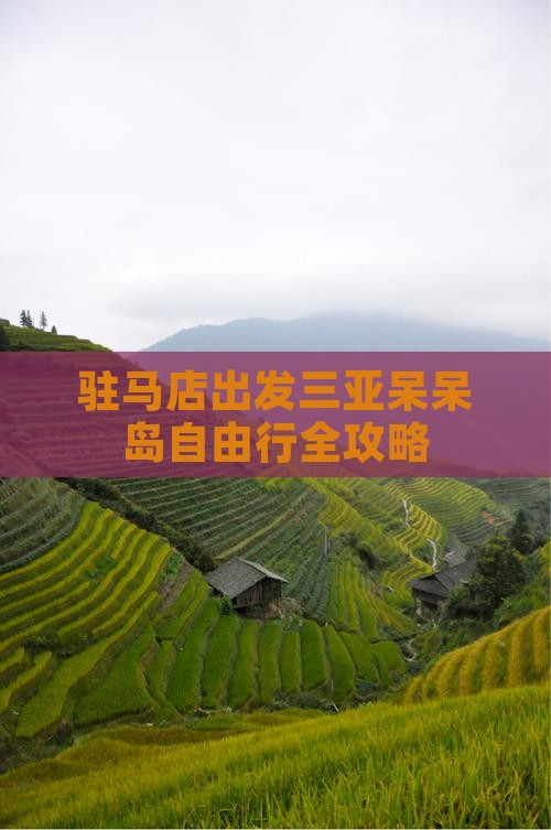 驻马店出发三亚呆呆岛自由行
