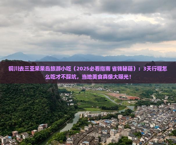 铜川去三亚呆呆岛旅游小吃
