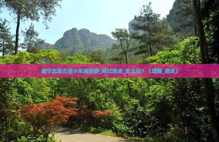 咸宁出发三亚小东海旅游网红地点