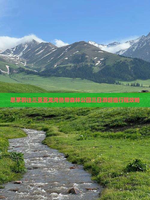 思茅前往三亚亚龙湾热带森林公园三日游