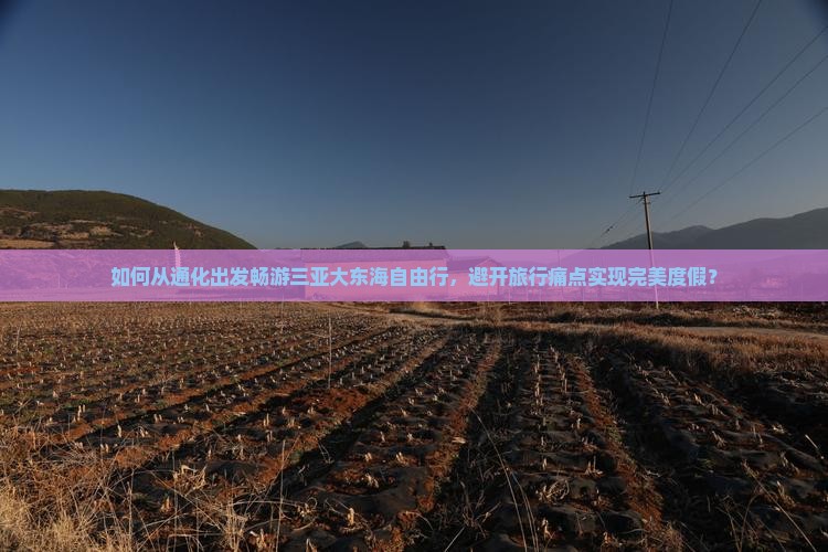 如何从通化出发畅游三亚大东海自由行，避开旅行痛点实现完美度假？