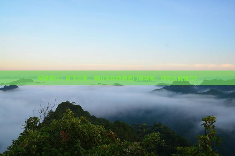 探秘潜江，直飞三亚，南山文化旅游区门票攻略，你怎么能错过？