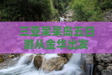 三亚呆呆岛五日游从金华出发