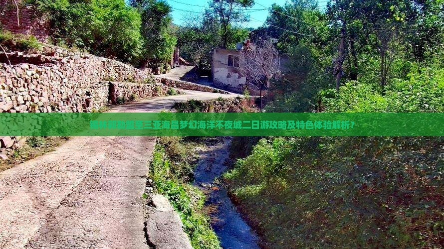 锡林郭勒盟至三亚海昌梦幻海洋不夜城二日游攻略及特色体验解析？