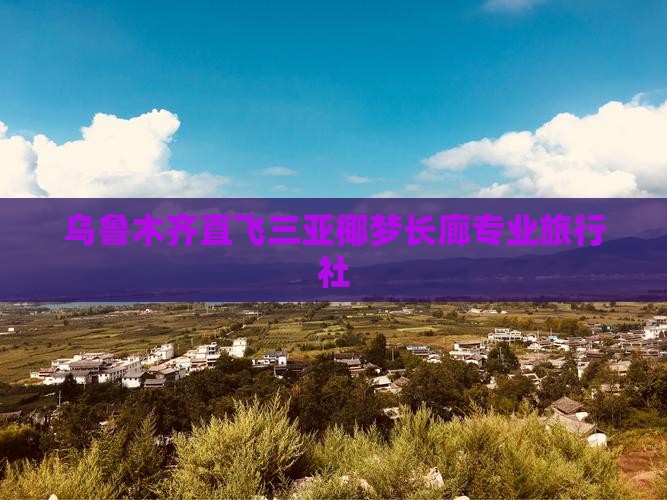 乌鲁木齐直飞三亚椰梦长廊专业旅行社