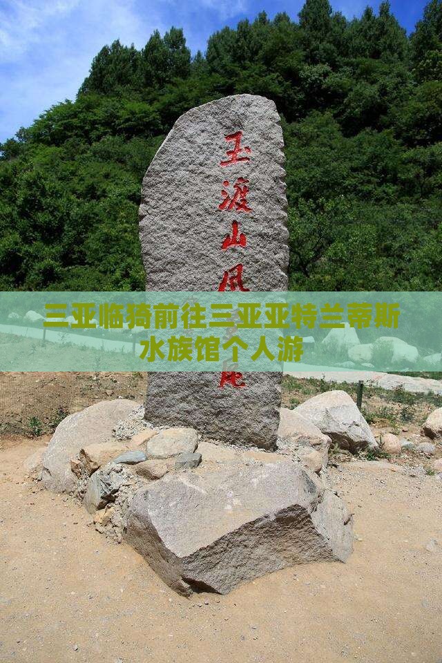 三亚临猗前往三亚亚特兰蒂斯水族馆个人游