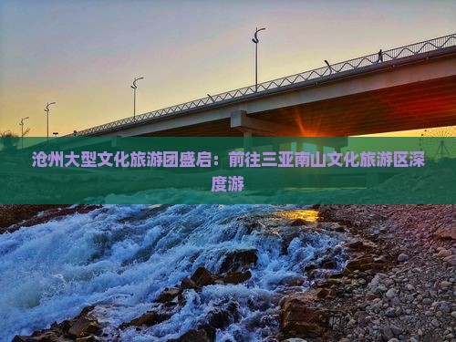 沧州大型文化旅游团盛启：前往三亚南山文化旅游区深度游