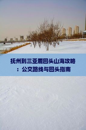 抚州到三亚鹿回头山海攻略：公交路线与回头指南