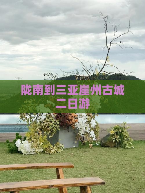 陇南到三亚崖州古城二日游