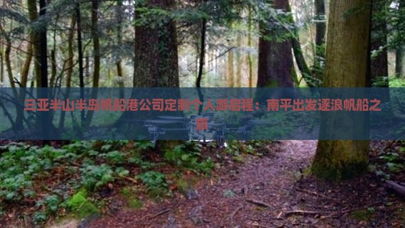 三亚半山半岛帆船港公司定制个人游启程：南平出发逐浪帆船之旅