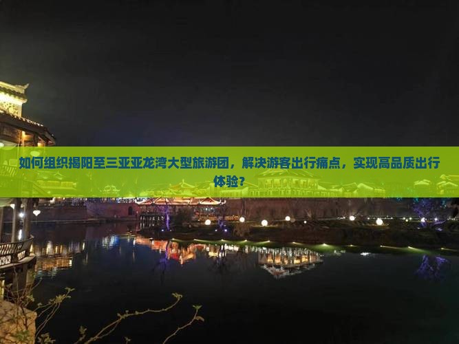 如何组织揭阳至三亚亚龙湾大型旅游团，解决游客出行痛点，实现高品质出行体验？
