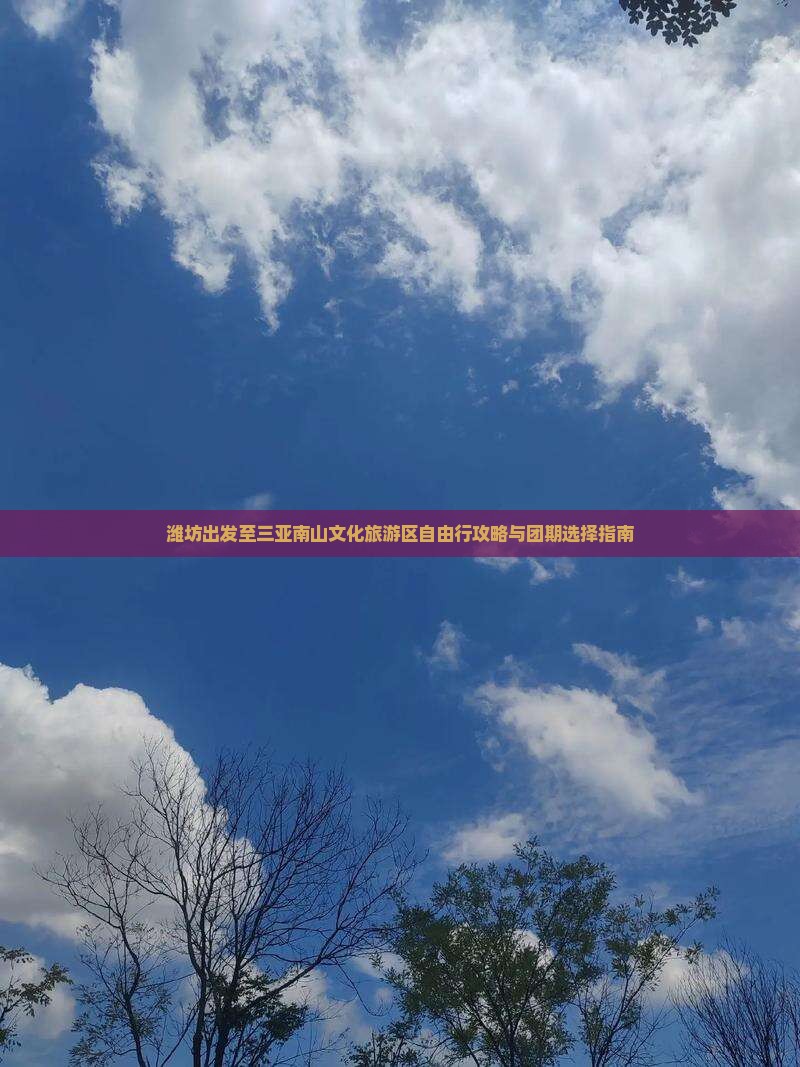 潍坊出发至三亚南山文化旅游区自由行攻略与团期选择指南