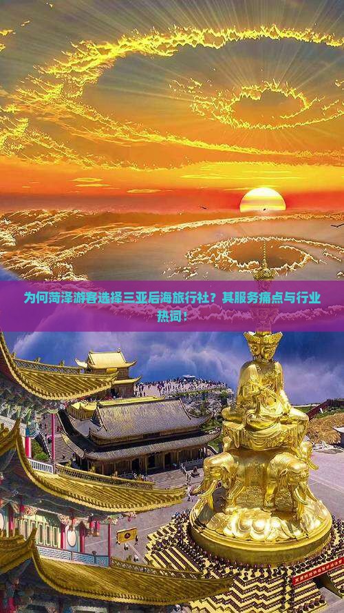 为何菏泽游客选择三亚后海旅行社？其服务痛点与行业热词！