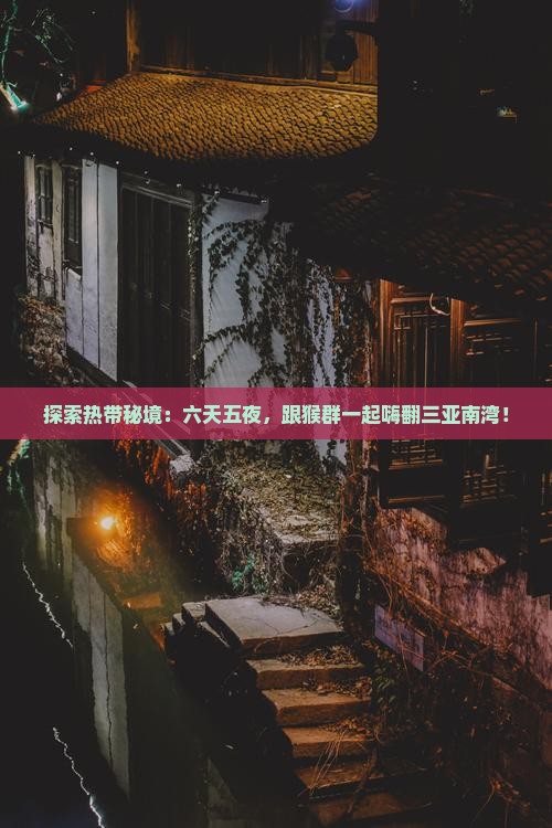 探索热带秘境：六天五夜，跟猴群一起嗨翻三亚南湾！