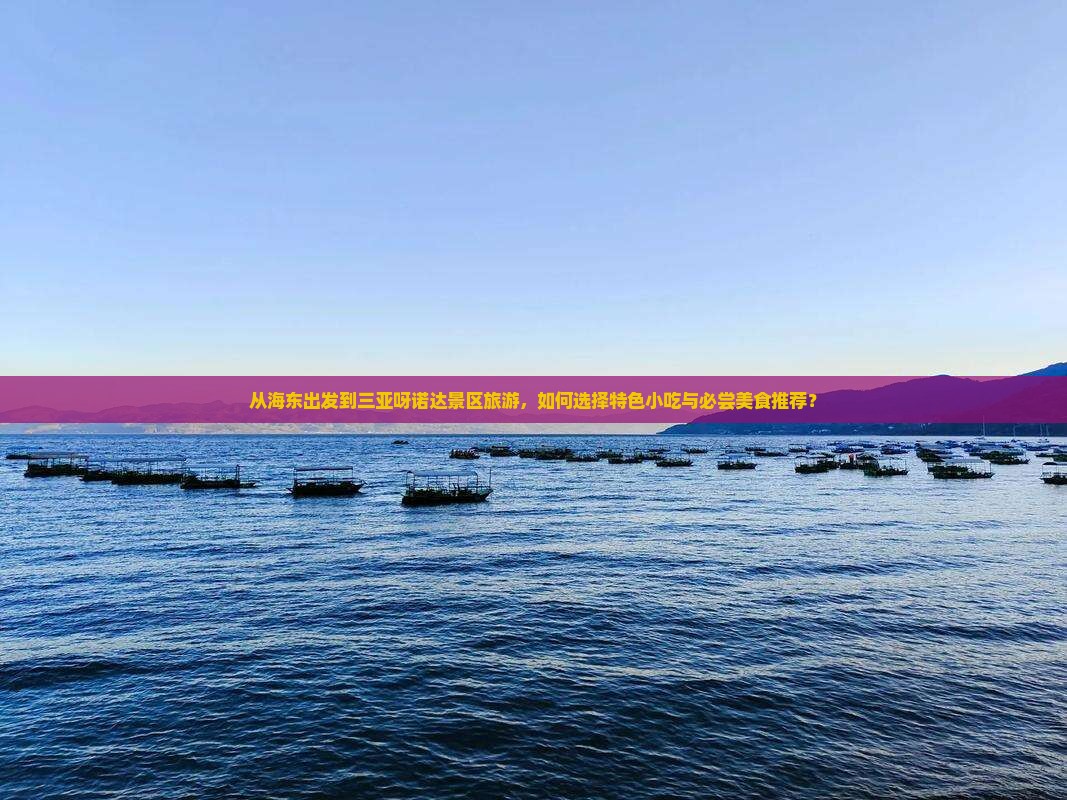 从海东出发到三亚呀诺达景区旅游，如何选择特色小吃与必尝美食推荐？