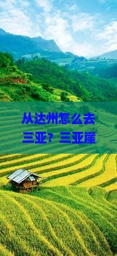 从达州怎么去三亚？三亚崖洲古城好玩吗？自由行需要注意什么？