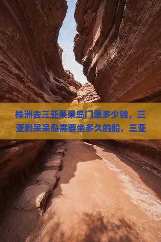 株洲去三亚呆呆岛门票
