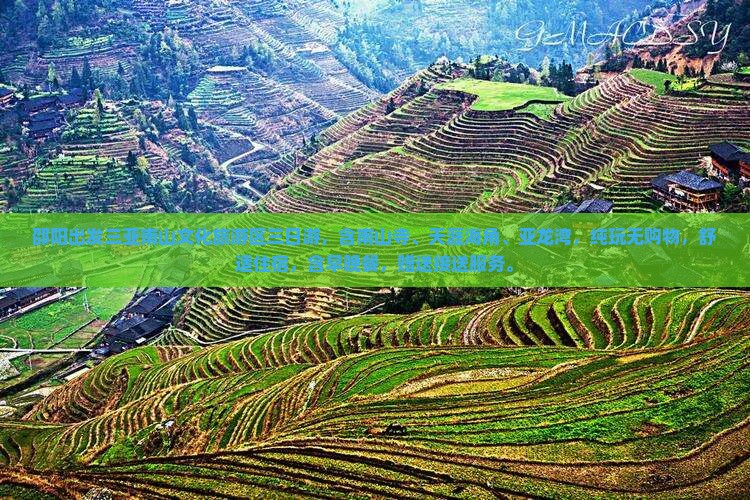 邵阳出发三亚南山文化旅游区三日游