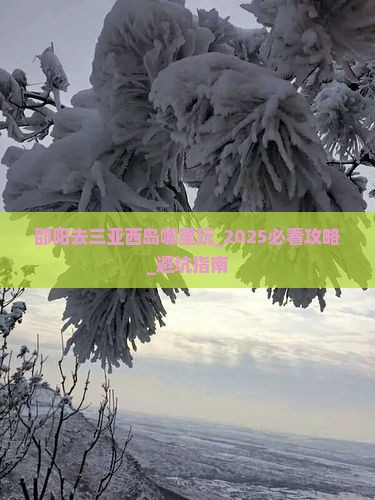 邵阳去三亚西岛哪里玩