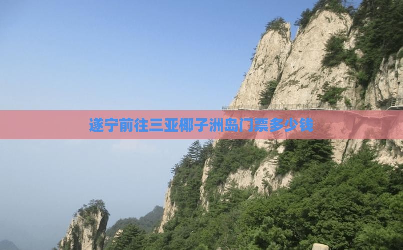遂宁前往三亚椰子洲岛门票