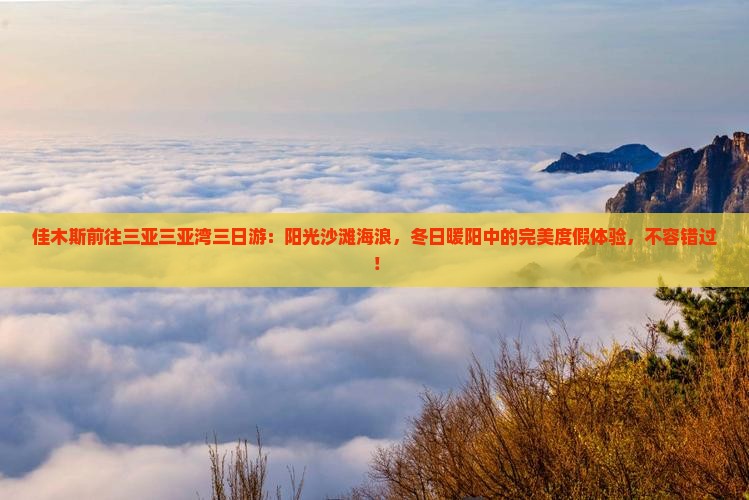 佳木斯前往三亚三亚湾三日游