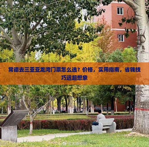 常德去三亚亚龙湾门票