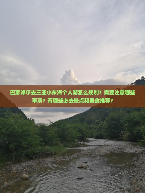 巴彦淖尔前往三亚小东海个人游