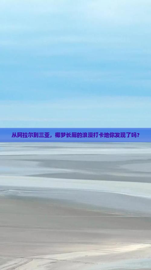 阿拉尔出发三亚椰梦长廊旅游打卡点