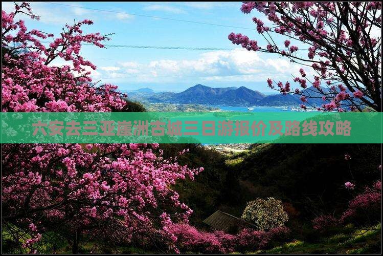 六安去三亚崖洲古城三日游