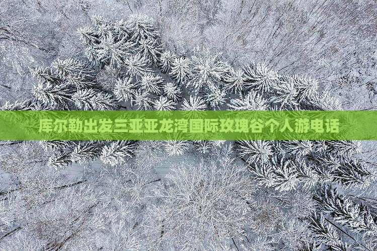 库尔勒出发三亚亚龙湾国际玫瑰谷个人游
